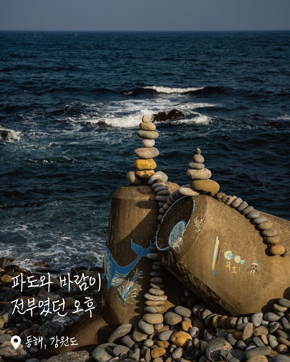 묵호항 수변공원 여행 사진