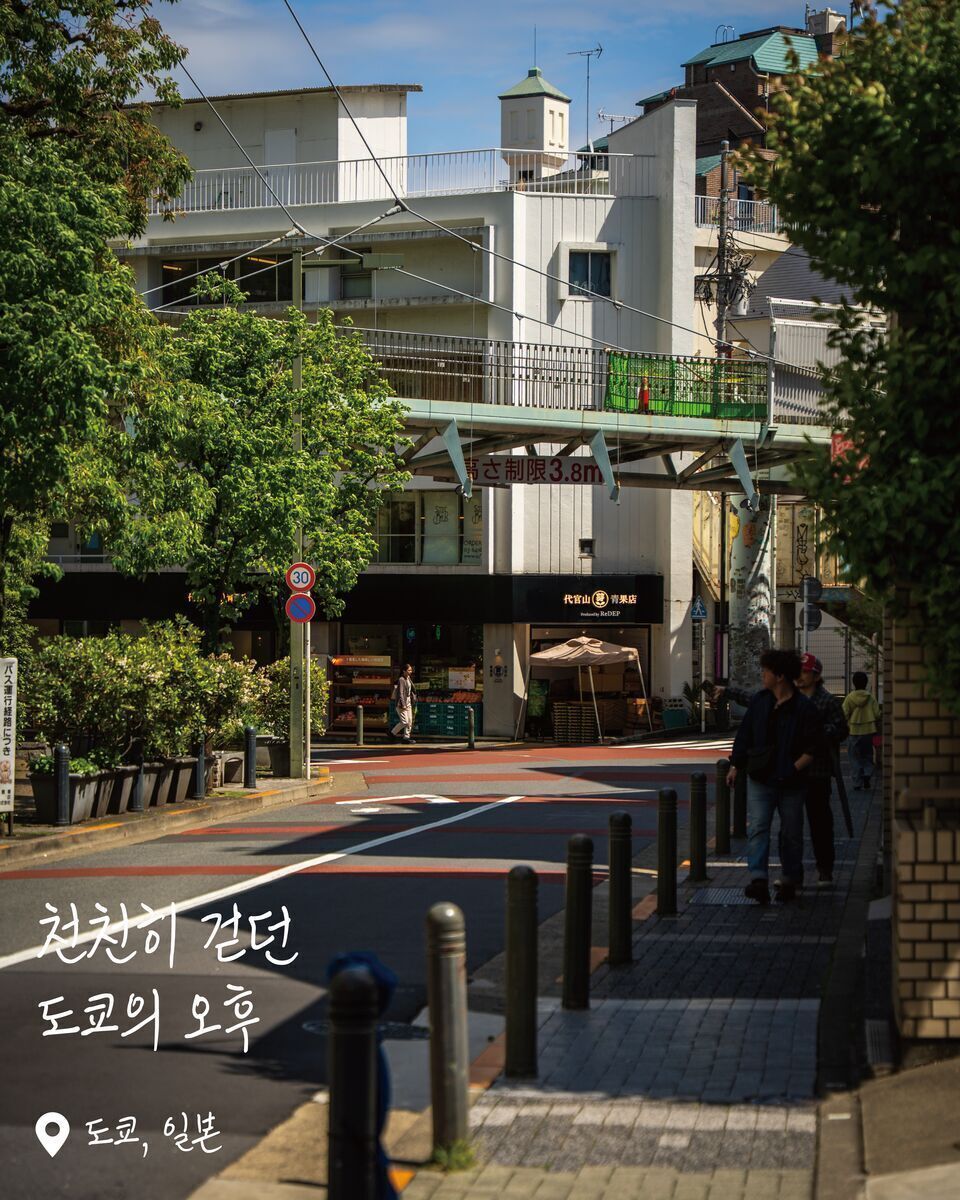 도쿄 길거리 여행 사진